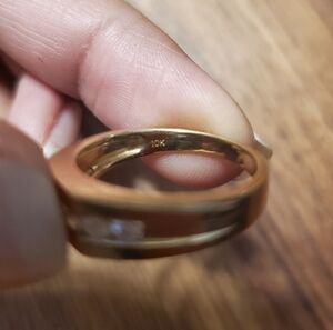 Mens 10k gold diamond ring 1/2 carat